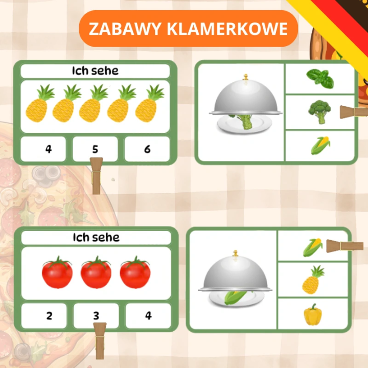Zestaw Tag der Pizza - język niemiecki - EduBazarek