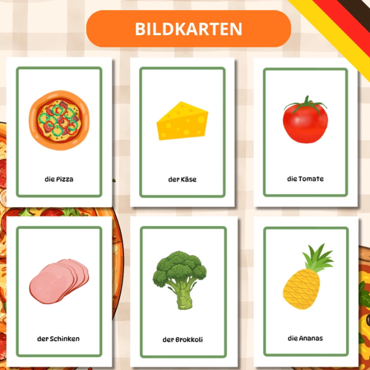 Zestaw Tag der Pizza - język niemiecki - EduBazarek