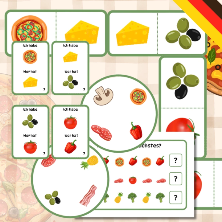 Zestaw Tag der Pizza - język niemiecki - EduBazarek