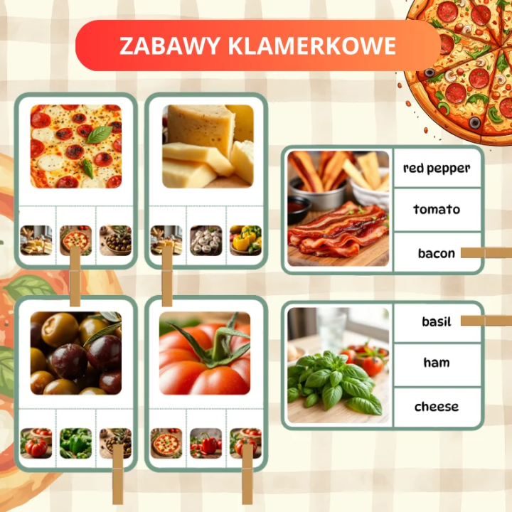 Zestaw Pizza Day - język angielski - EduBazarek