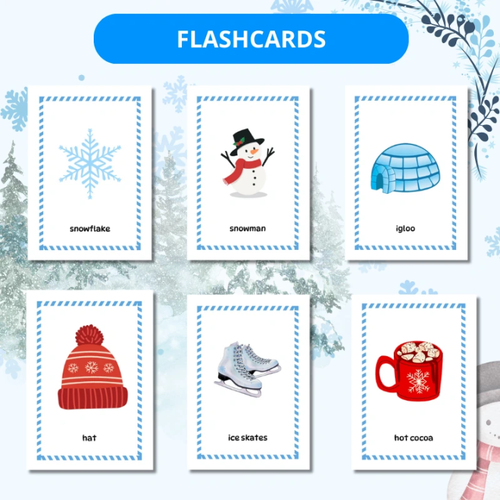 Zestaw Winter - język angielski - EduBazarek