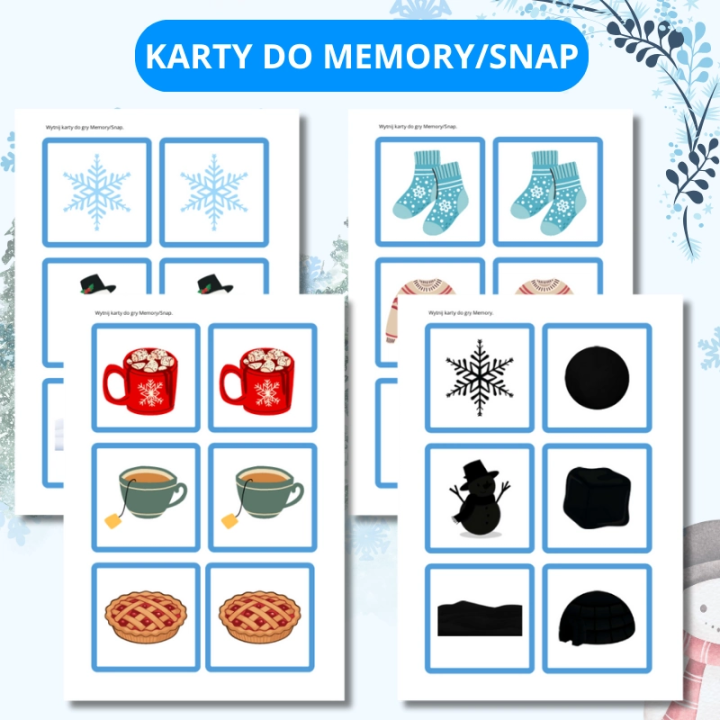 Zestaw Winter - język angielski - EduBazarek