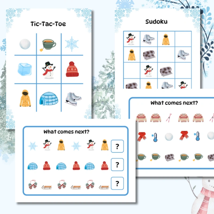 Zestaw Winter - język angielski - EduBazarek