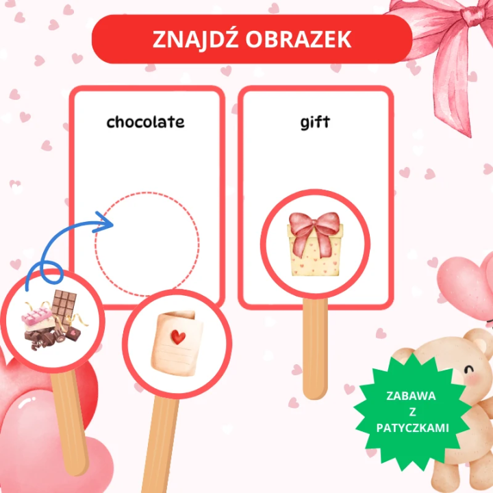 Zestaw na Walentynki - język angielski - EduBazarek