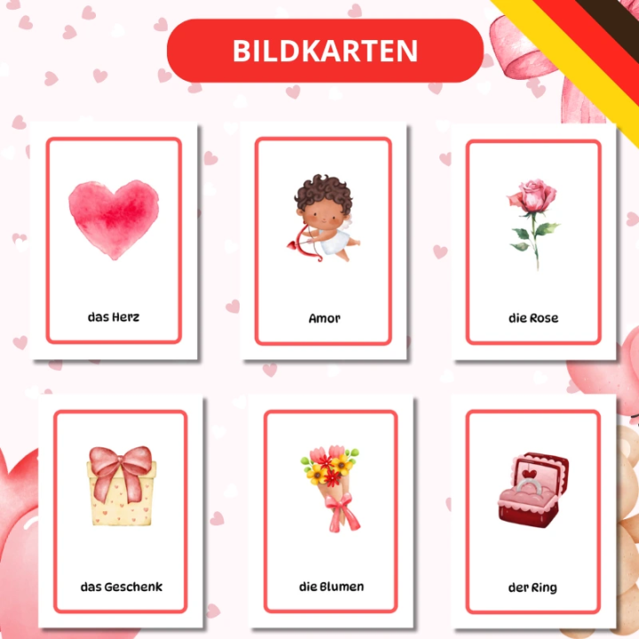 Valentinstag Paket - język niemiecki - EduBazarek