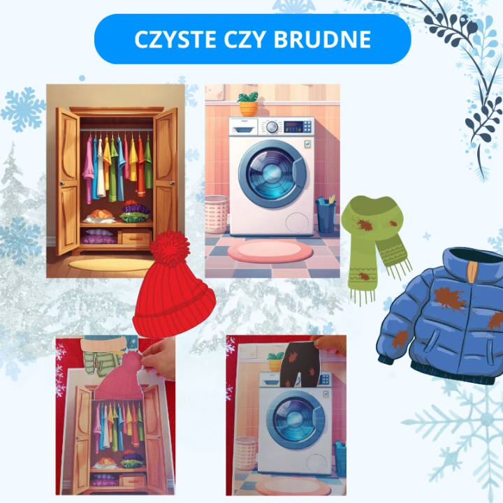 Zestaw Winter Clothes - język angielski - EduBazarek