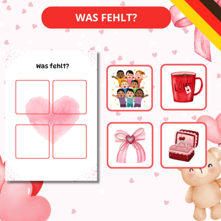 Valentinstag Paket - język niemiecki - EduBazarek