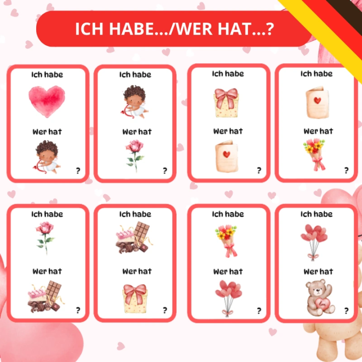 Valentinstag Paket - język niemiecki - EduBazarek
