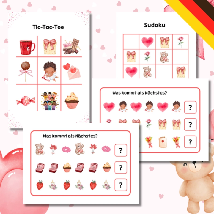 Valentinstag Paket - język niemiecki - EduBazarek