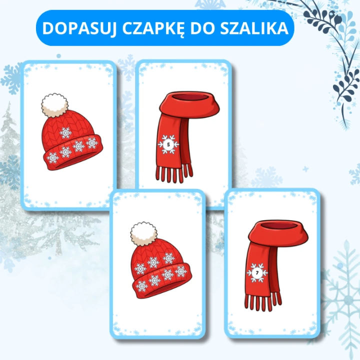 Zestaw Winter Clothes - język angielski - EduBazarek