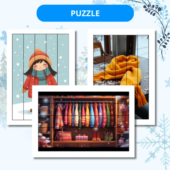 Zestaw Winter Clothes - język angielski - EduBazarek