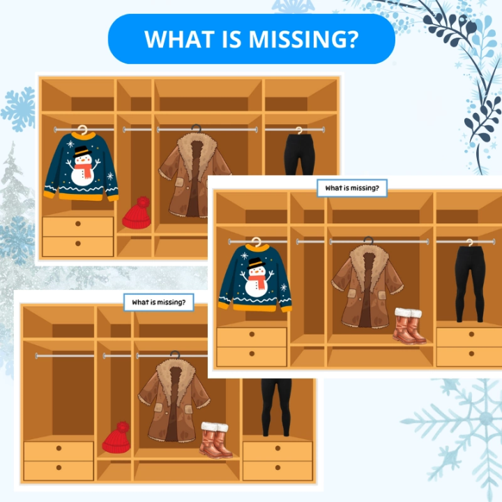 Zestaw Winter Clothes - język angielski - EduBazarek