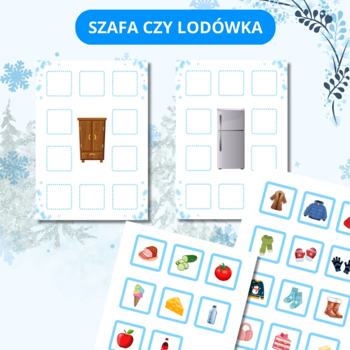 Zestaw Winter Clothes - język angielski - EduBazarek