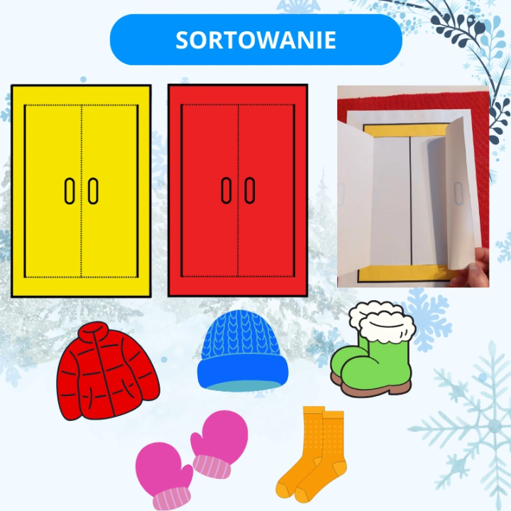 Zestaw Winter Clothes - język angielski - EduBazarek