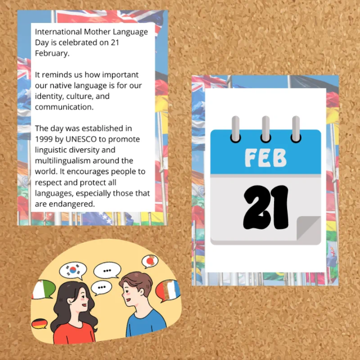 Gazetka Ścienna – Mother Language Day - EduBazarek