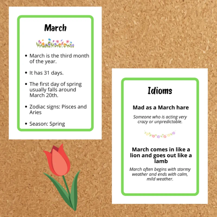 Gazetka Ścienna Hello March - EduBazarek