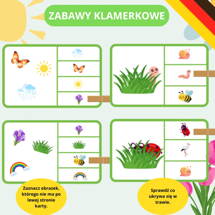 Zestaw Edukacyjny Fruhling - język niemiecki - EduBazarek