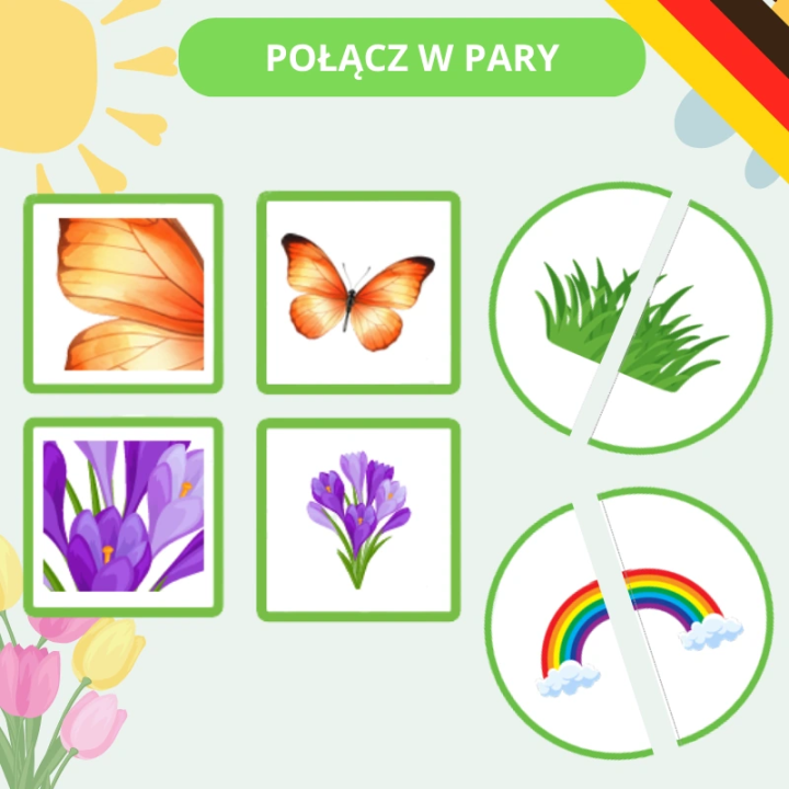 Zestaw Edukacyjny Fruhling - język niemiecki - EduBazarek