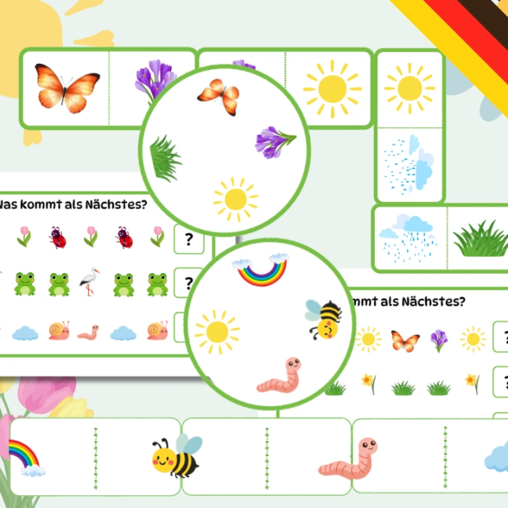 Zestaw Edukacyjny Fruhling - język niemiecki - EduBazarek