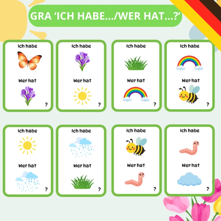Zestaw Edukacyjny Fruhling - język niemiecki - EduBazarek
