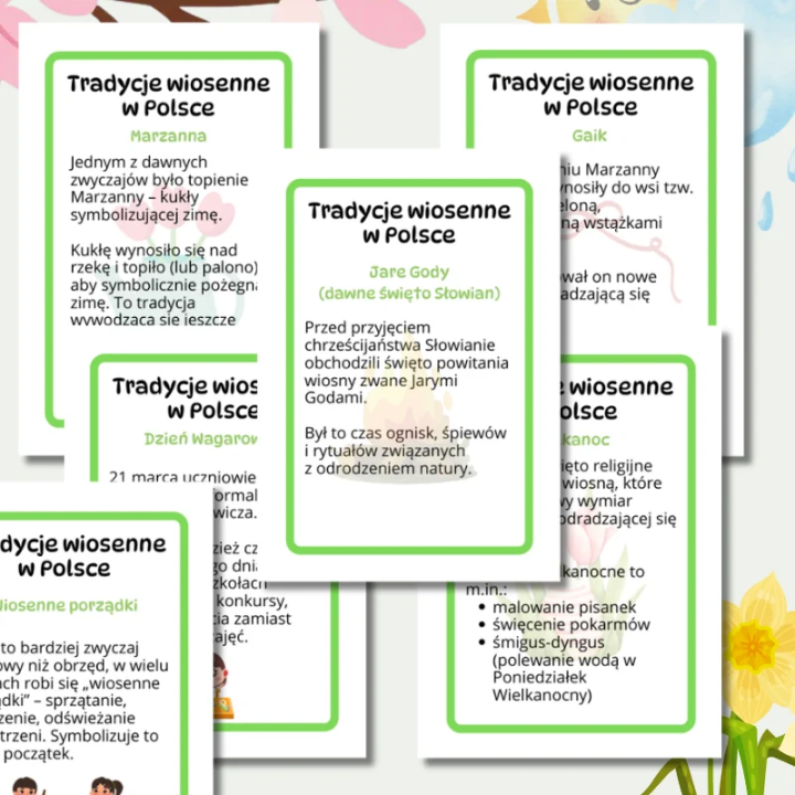 Gazetka Ścienna Wiosna (pdf) - EduBazarek