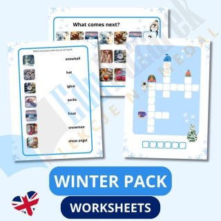 Winter Worksheets - zimowe karty pracy - EduBazarek