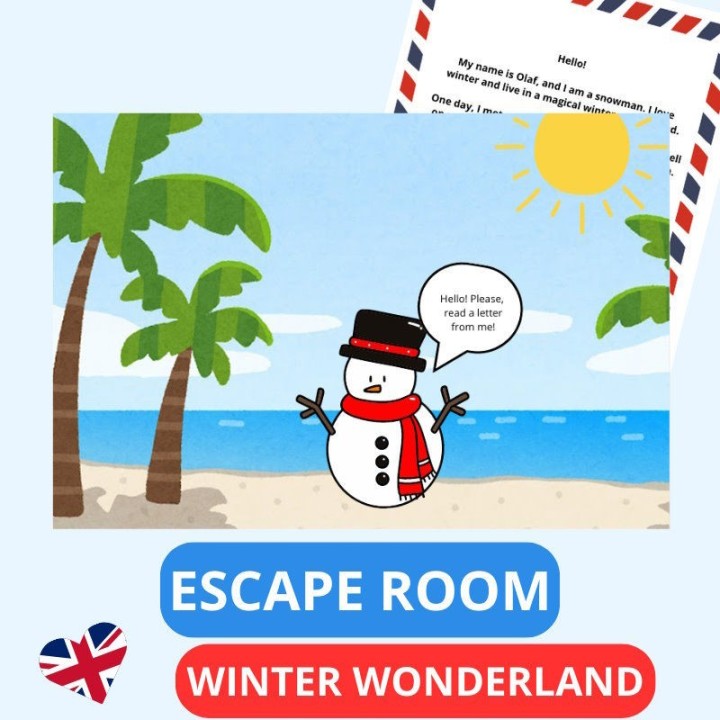 Winter Escape Room - język angielski - EduBazarek