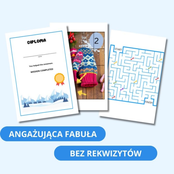 Winter Escape Room - język angielski - EduBazarek