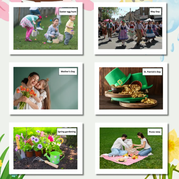 Gazetka Ścienna Spring (pdf) - język angielski - EduBazarek