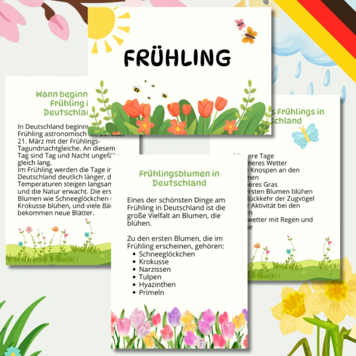 Gazetka Ścienna Fruhling (pdf) - język niemiecki - EduBazarek
