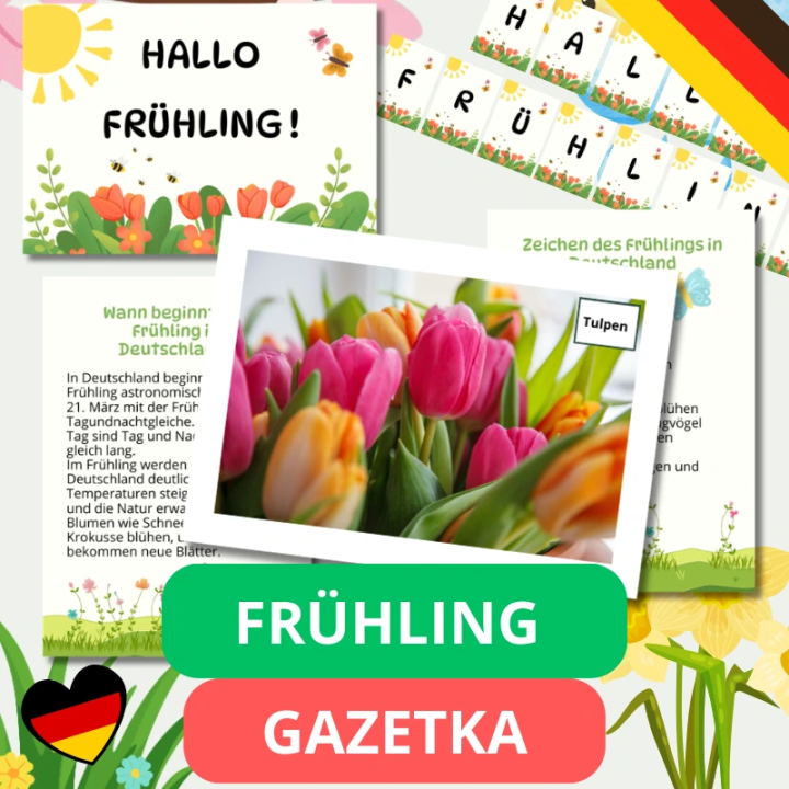 Gazetka Ścienna Fruhling (pdf) - język niemiecki - EduBazarek