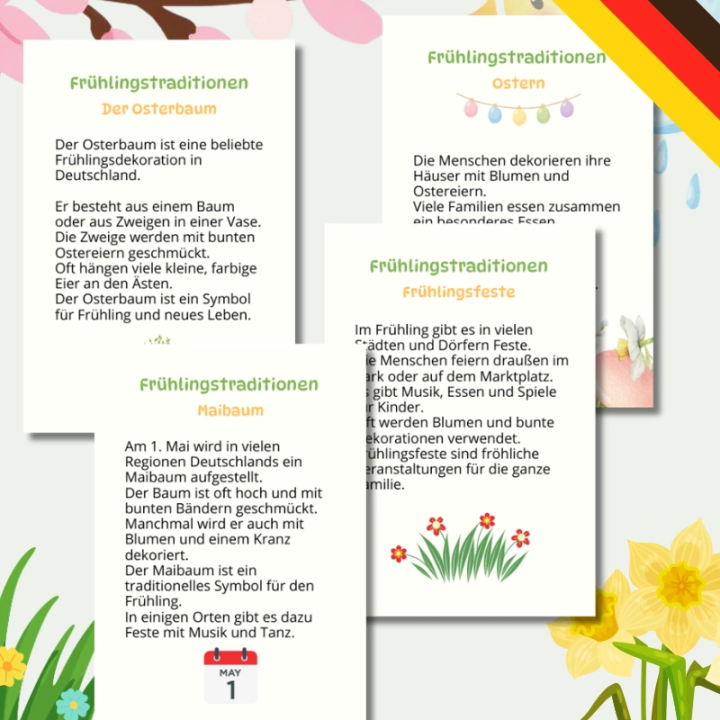Gazetka Ścienna Fruhling (pdf) - język niemiecki - EduBazarek