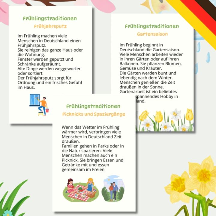 Gazetka Ścienna Fruhling (pdf) - język niemiecki - EduBazarek
