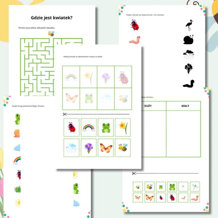 Zestaw Edukacyjny Wiosna (pdf) - EduBazarek