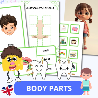 Zestaw Body Parts (pdf) - język angielski - EduBazarek