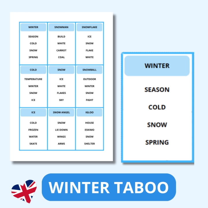 Taboo Winter Edition – zimowa gra Tabu - EduBazarek