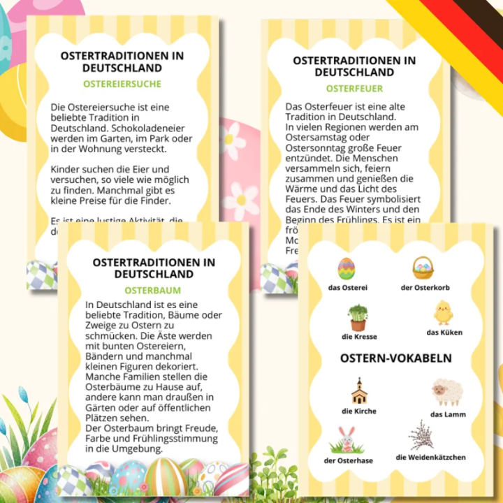 Gazetka Ścienna Ostern (pdf) - język niemiecki - EduBazarek