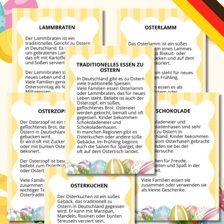 Gazetka Ścienna Ostern (pdf) - język niemiecki - EduBazarek