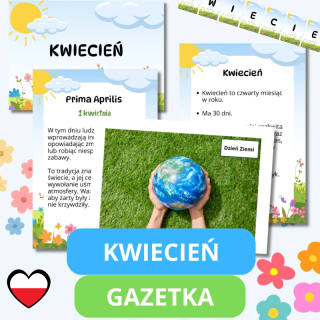 Gazetka ścienna Kwiecień (pdf) - EduBazarek