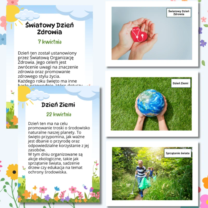 Gazetka ścienna Kwiecień (pdf) - EduBazarek
