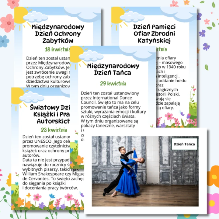 Gazetka ścienna Kwiecień (pdf) - EduBazarek