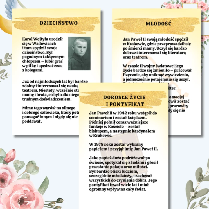 Gazetka Ścienna Jan Paweł II (pdf) - EduBazarek