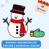 Snowman Day - Karty obrazkowe i ćwiczenia dla nauczycieli angielskiego dla dzieci