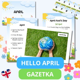 Gazetka Ścienna April (pdf) - język angielski - EduBazarek