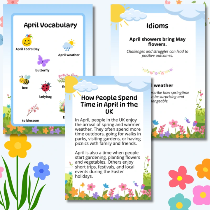 Gazetka Ścienna April (pdf) - język angielski - EduBazarek