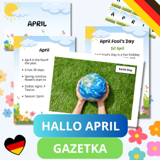 Gazetka Ścienna Hallo April (pdf) - język niemiecki - EduBazarek