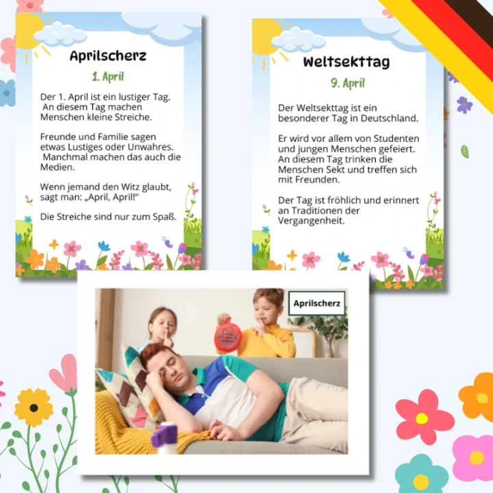 Gazetka Ścienna Hallo April (pdf) - język niemiecki - EduBazarek