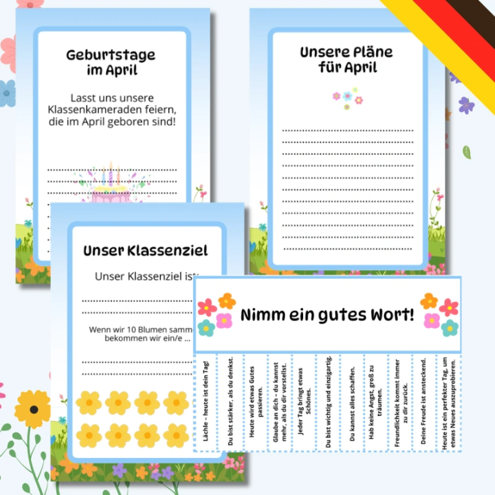 Gazetka Ścienna Hallo April (pdf) - język niemiecki - EduBazarek