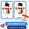 Snowman Day - Karty obrazkowe i ćwiczenia dla nauczycieli angielskiego dla dzieci