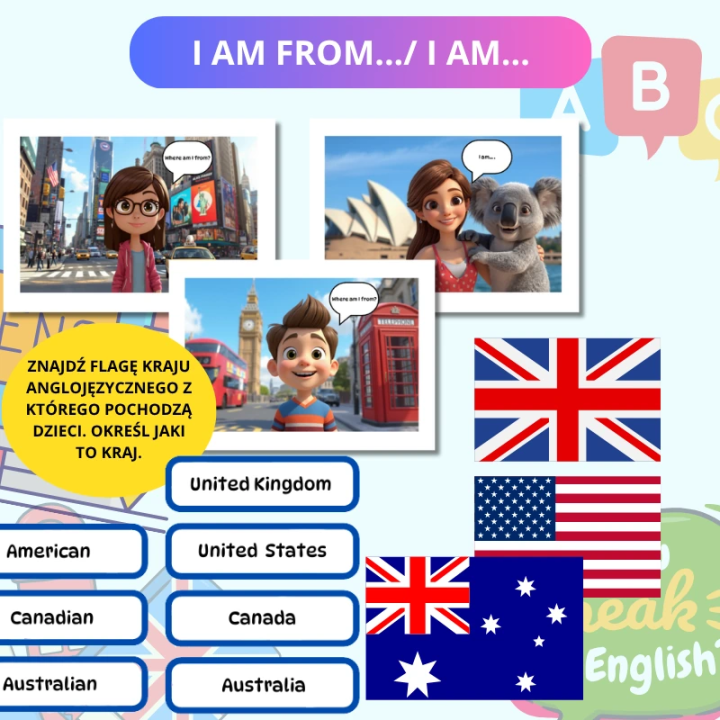 Dzień Języka Angielskiego – Kraje Anglojęzyczne - EduBazarek